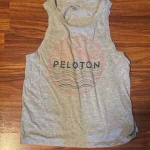 Peloton Heather Gray Muscle Tee
